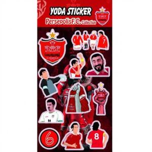 پک استیکر طرح تیم پرسپولیس
